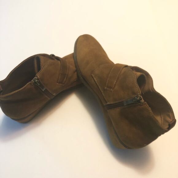 Franco Sarto  Womens Cognac Brooke Wedge Ankle Bootie - Picture 13 of 16